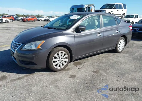 2013 Nissan Sentra S from USA, damaged, VIN 3N1AB7APXDL564706